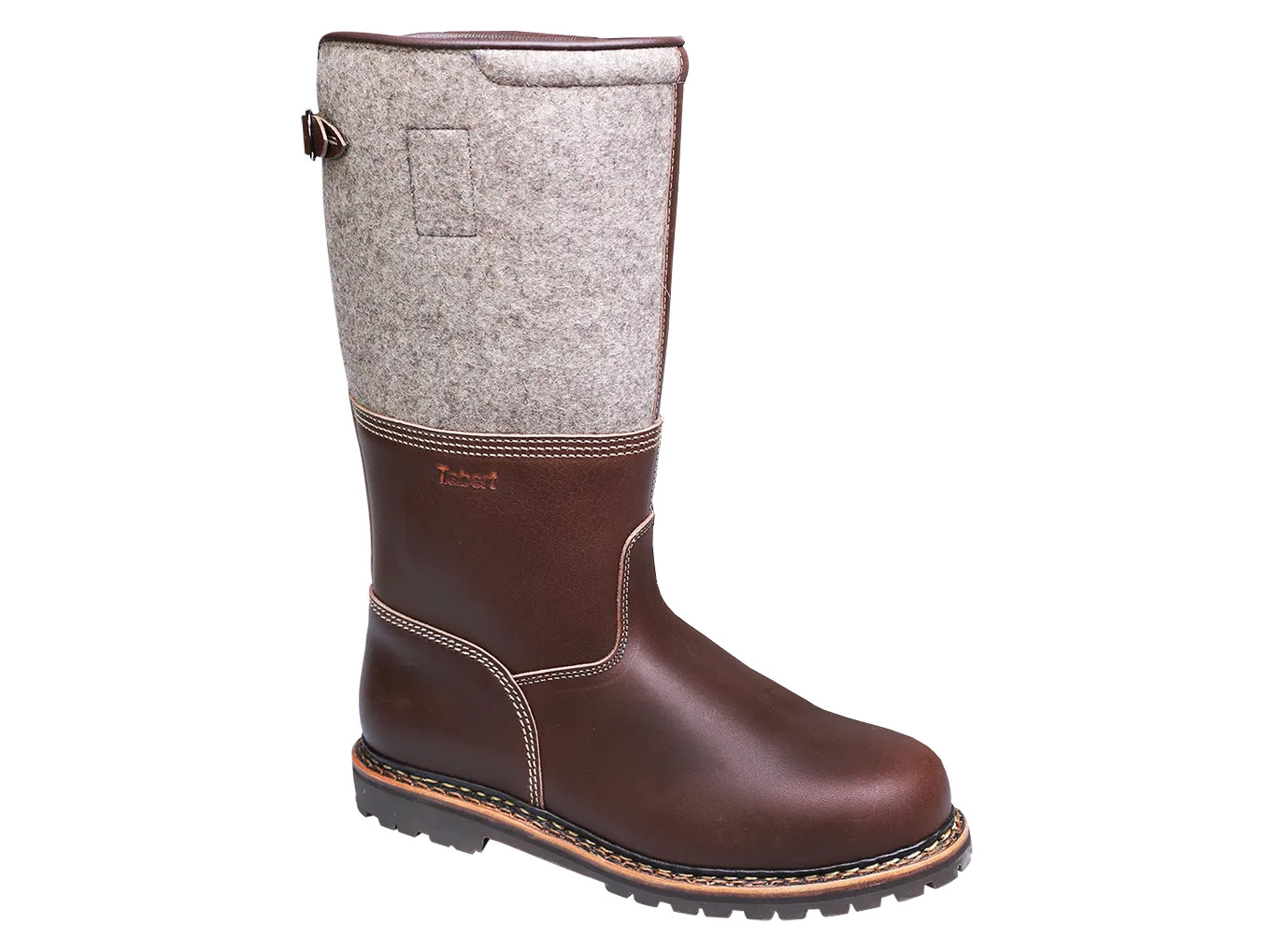 Filzstiefel Allgäu Juchtenleder